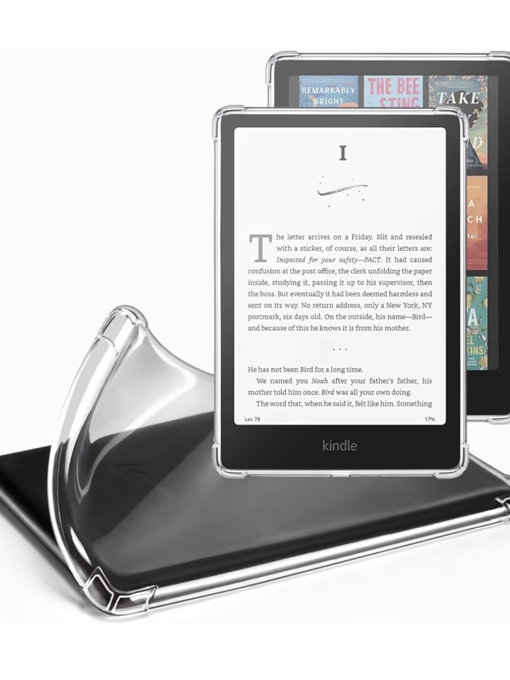 Clear Case for Kindle Paperwhite 12th Gen (2024) & Colorsoft Signature 7”